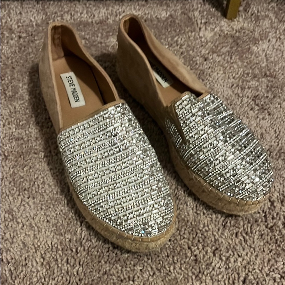 Steve Madden sparkly espadrilles